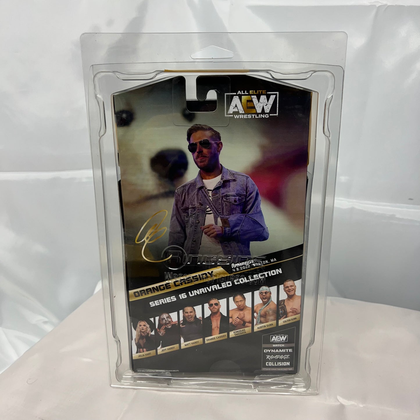 Orange Cassidy CHASE AEW Unrivaled 16 Action Figure - Scale WWE