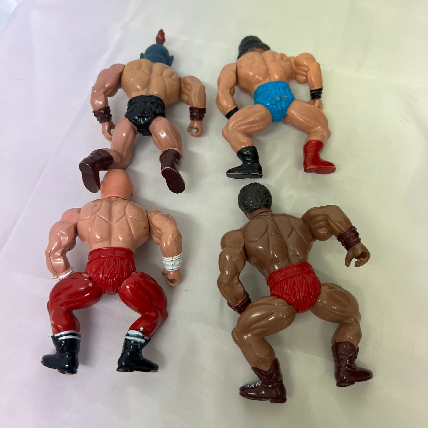 Set of 4 Retro - WWE MOTU Series Loose Action Figure WWE