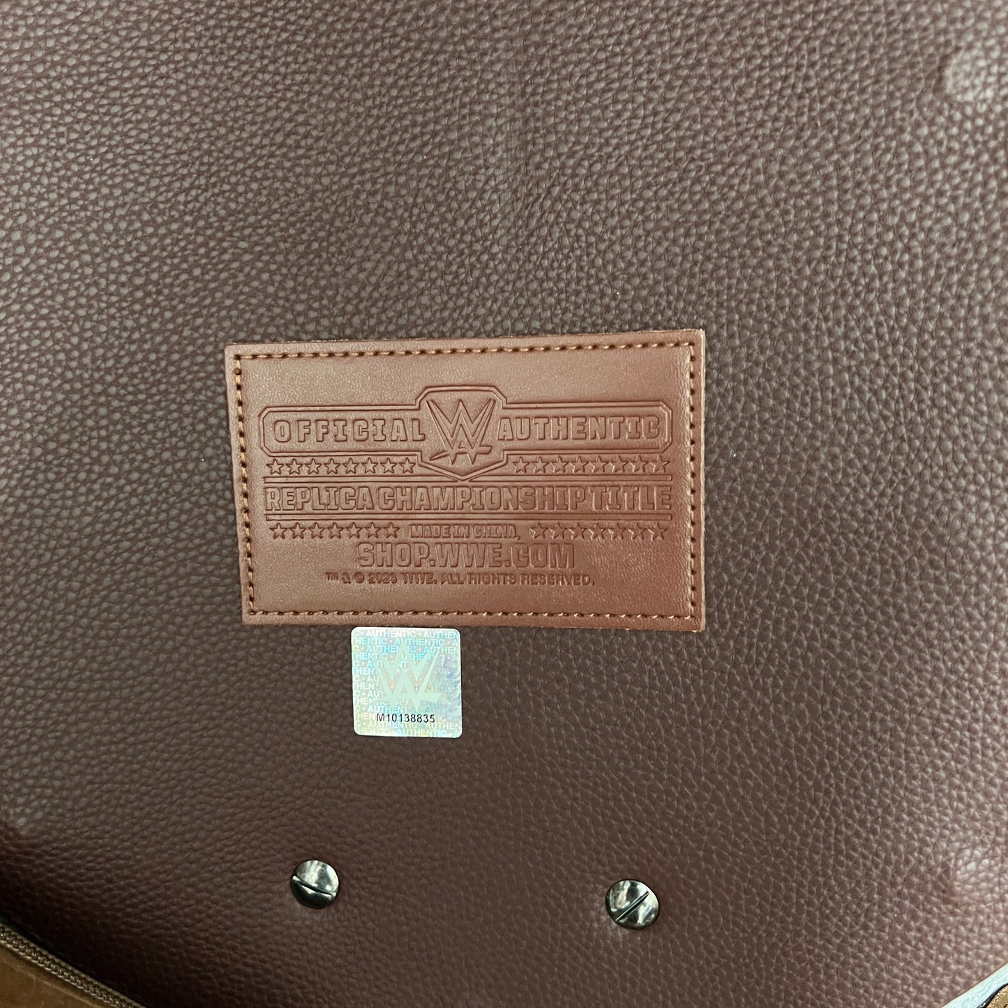 WWE Big Gold World Heavyweight Championship Replica Title Belt WWE Shop