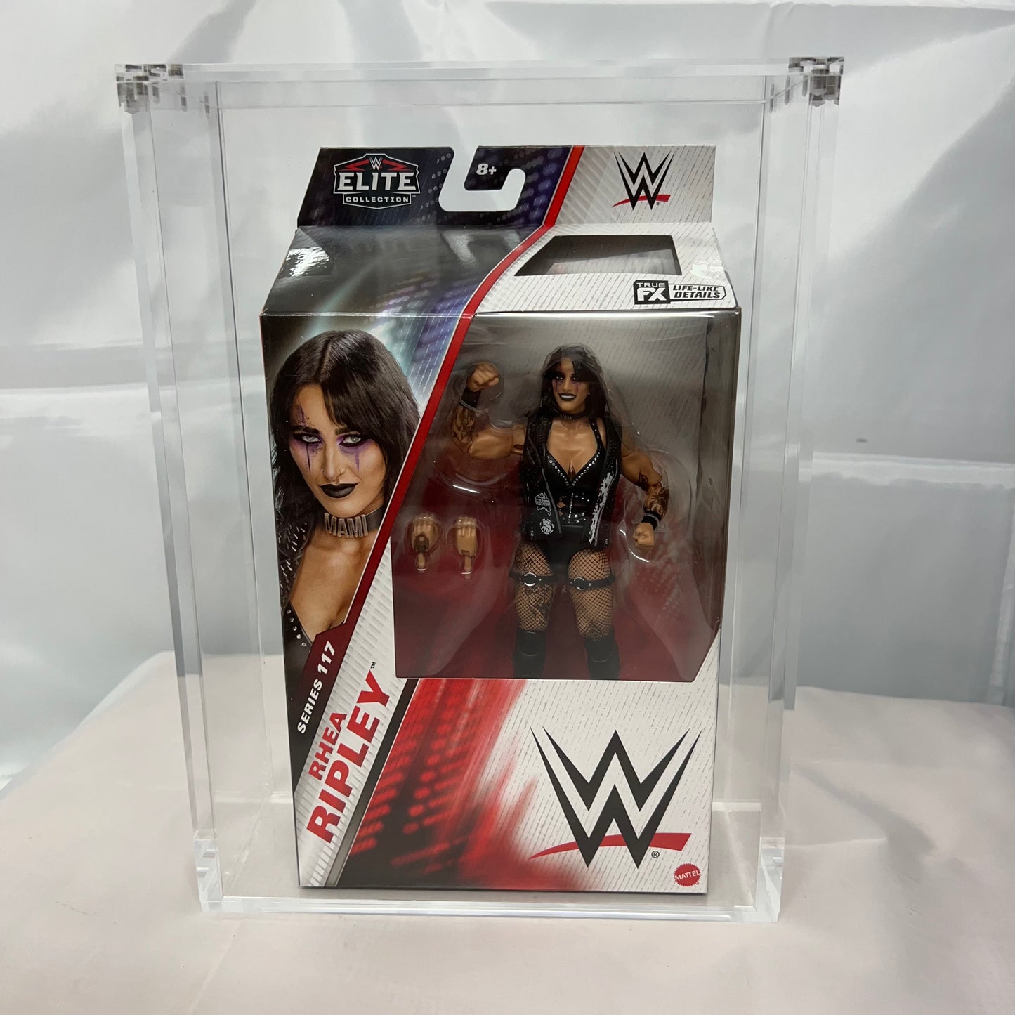 Acrylic Plastic WWE AEW Action Figures Defender Protector Magnetic Case