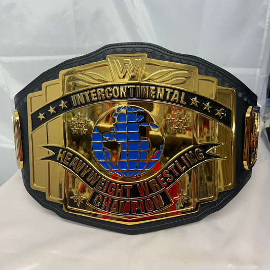 WWE Black Intercontinental Championship Authentic Replica Belt WWE Shop