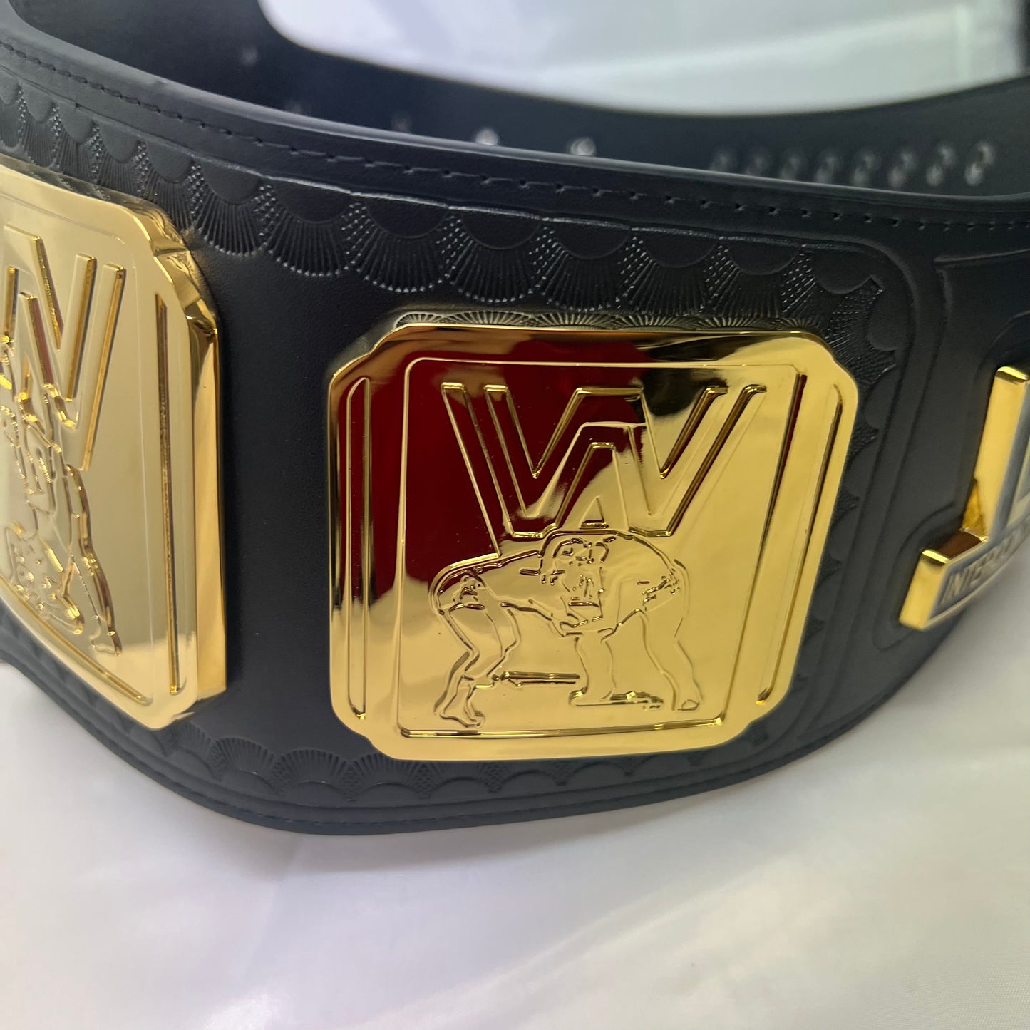 WWE Black Intercontinental Championship Authentic Replica Belt WWE Shop