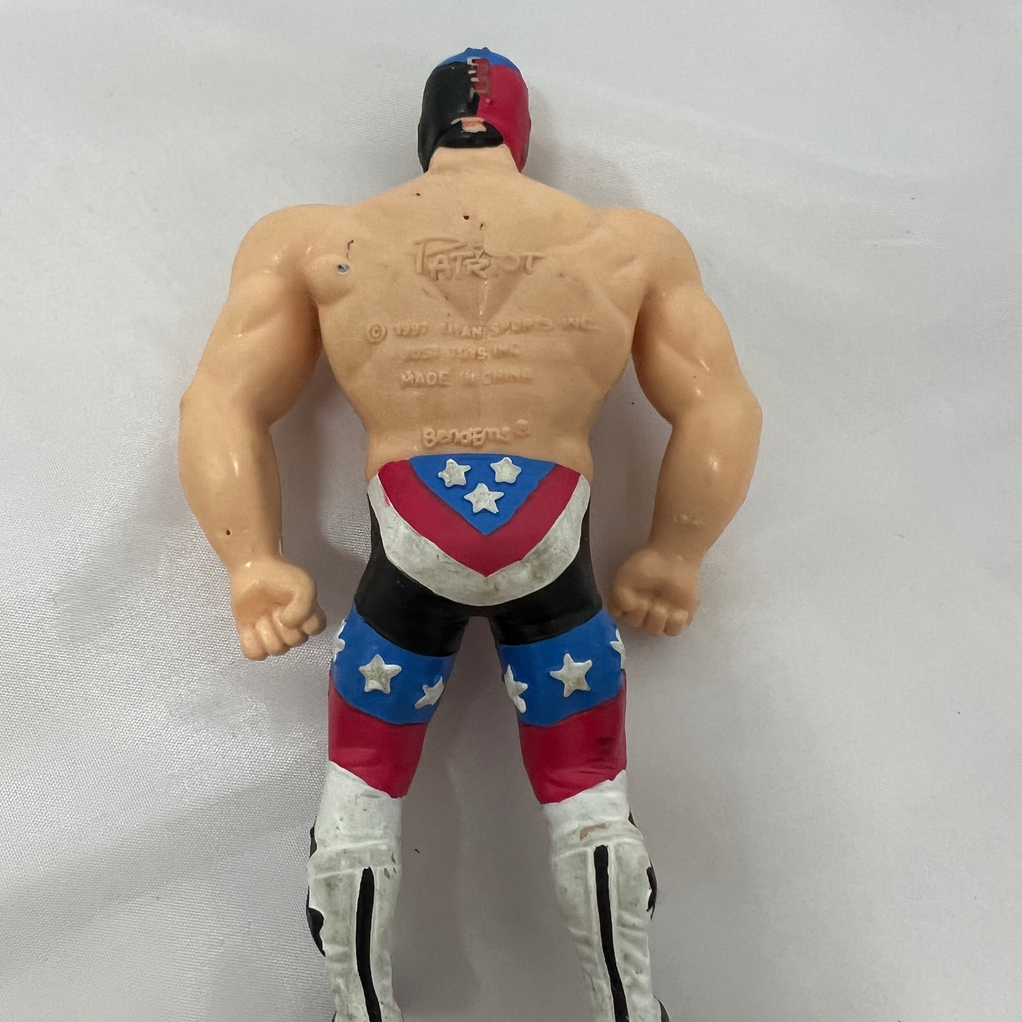 WWF The Patriot Action Figure Jakks Out Of Box 7