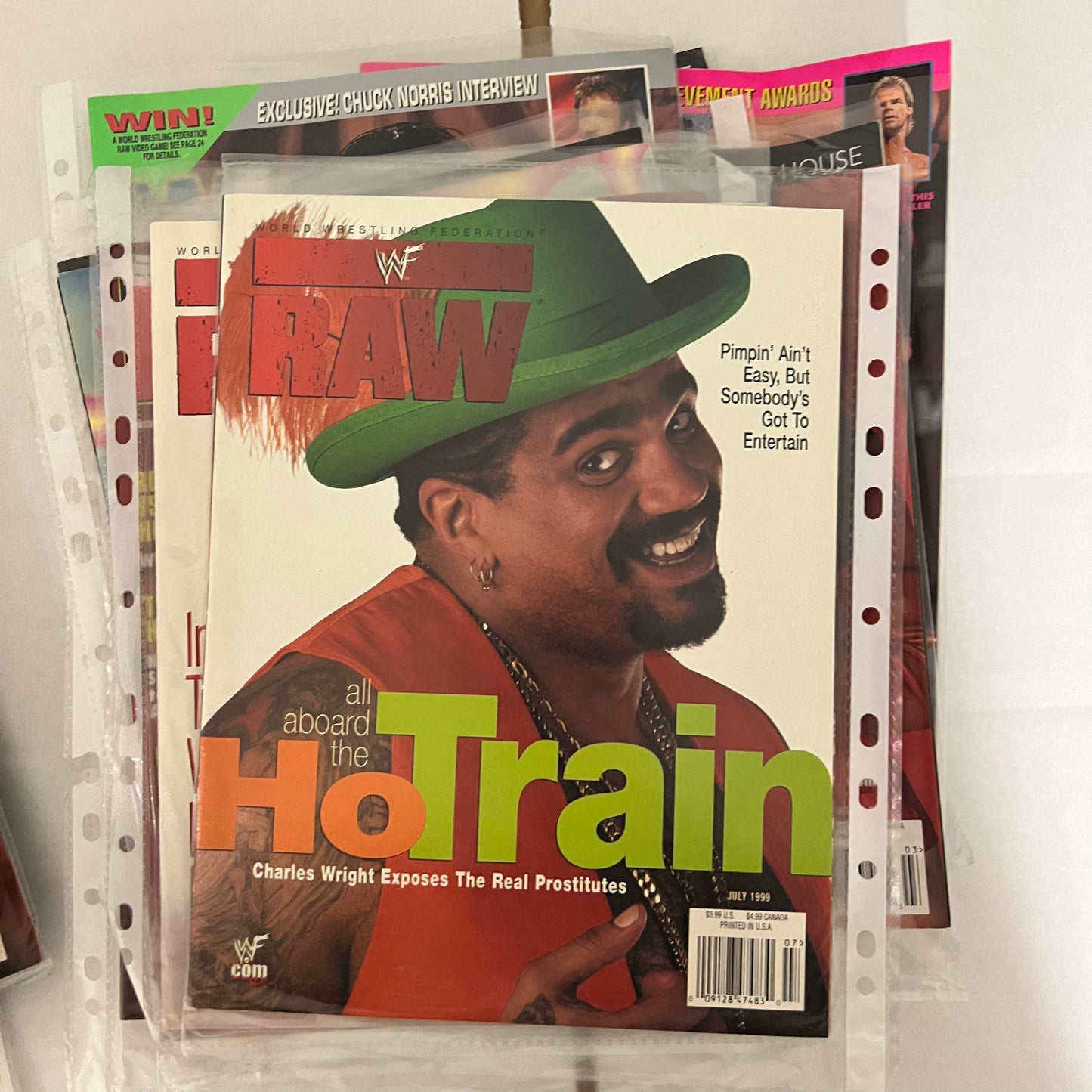 Papa Shango - WWE WWF Magazine Retro Collectable Authentic