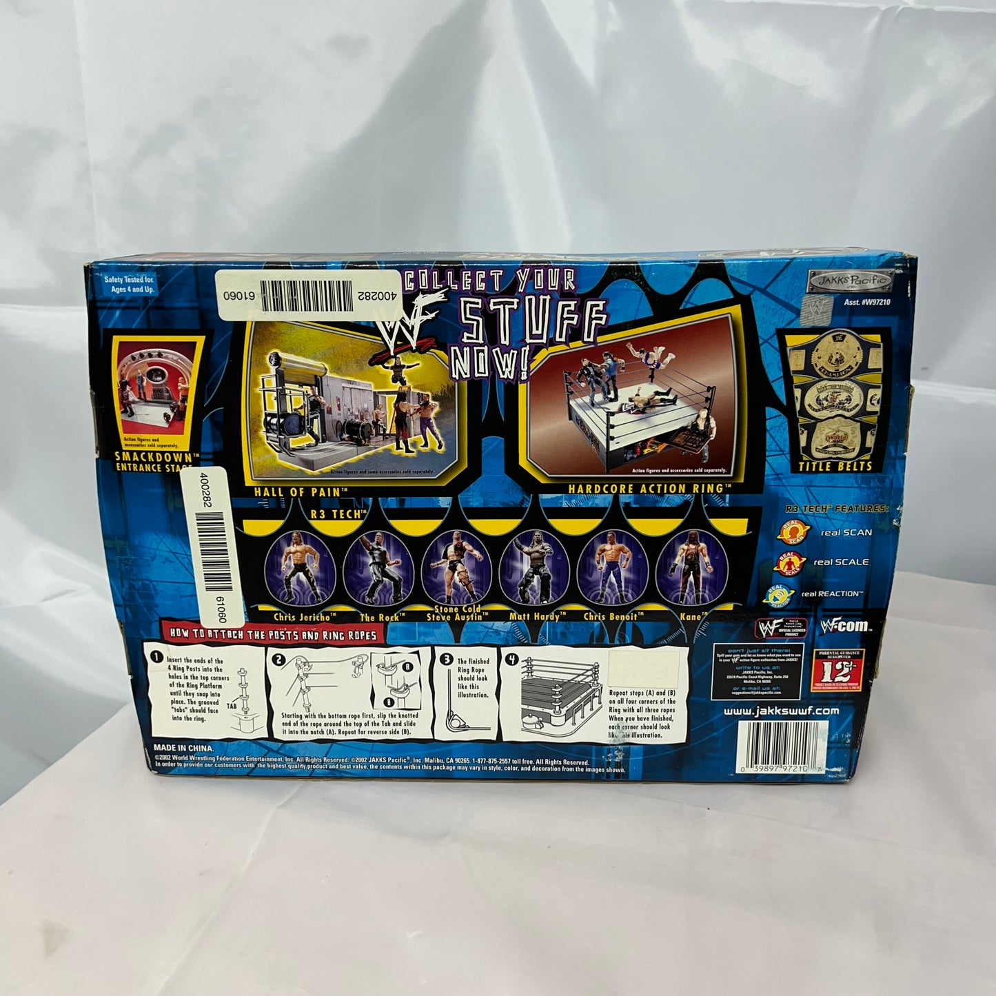 Slammers Action Ring Sealed - WWE Jakks Action Figure Playset