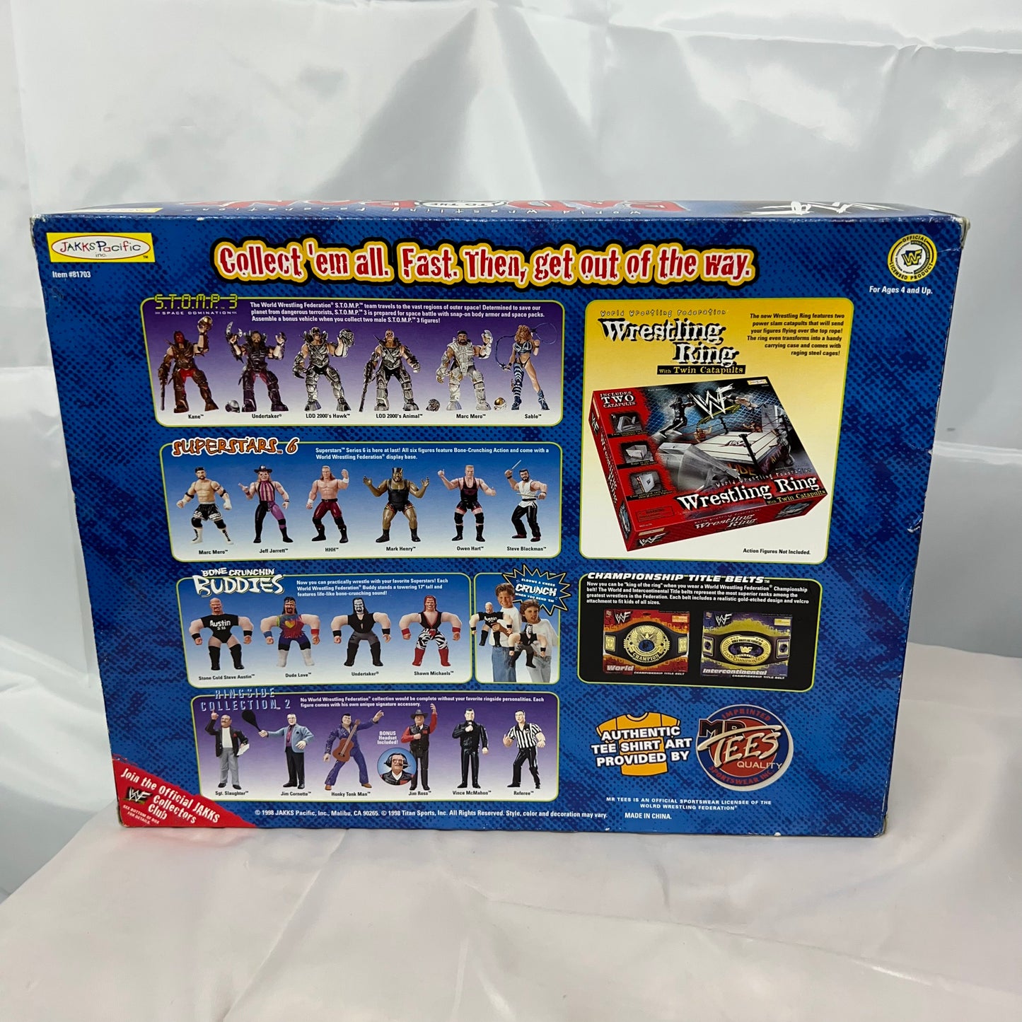 Stone Cold Steve Austin - WWE Bad Bonz 3 Pack Jakks Action Figure Playset