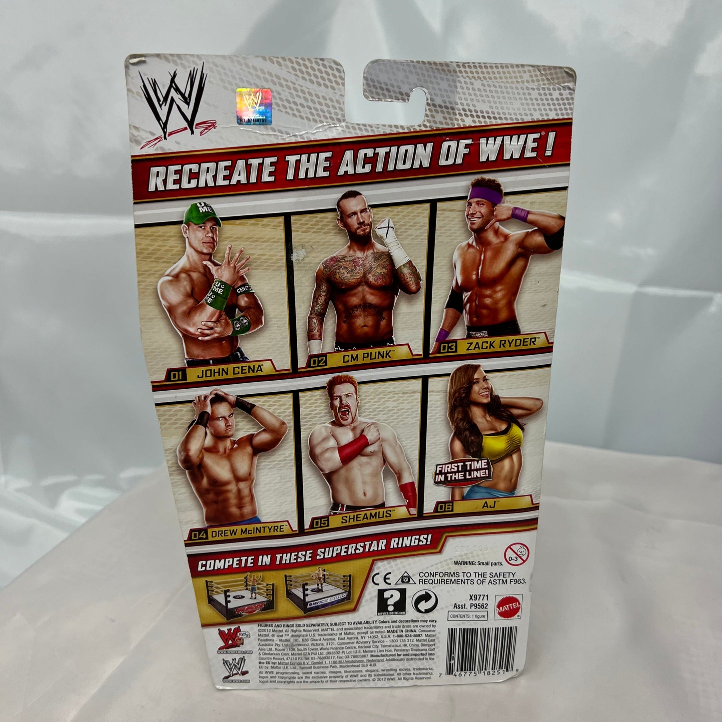 AJ Lee First Time In The Line - WWE Basic Series 24 Action Figure