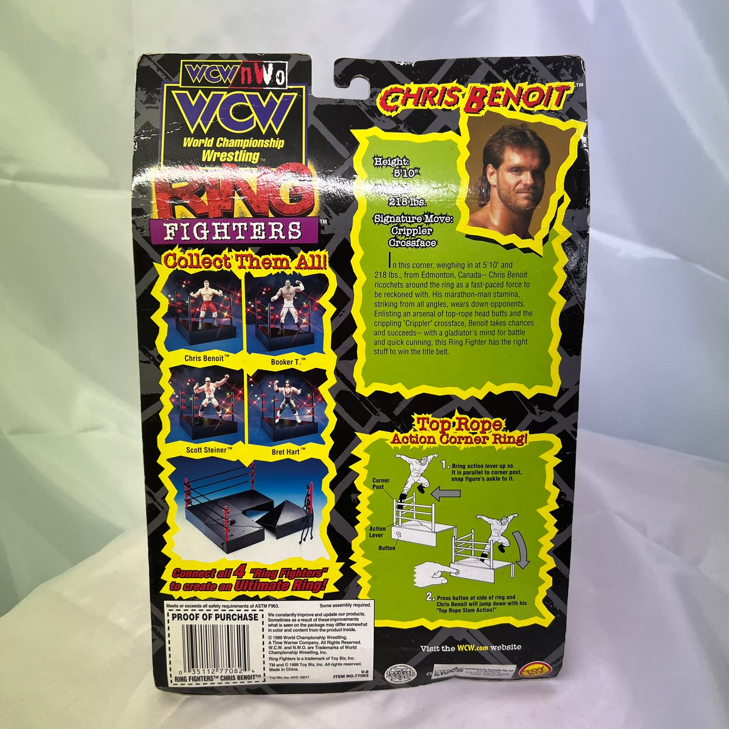 Chris Benoit - WCW WWE Ring Fighters Action Figure