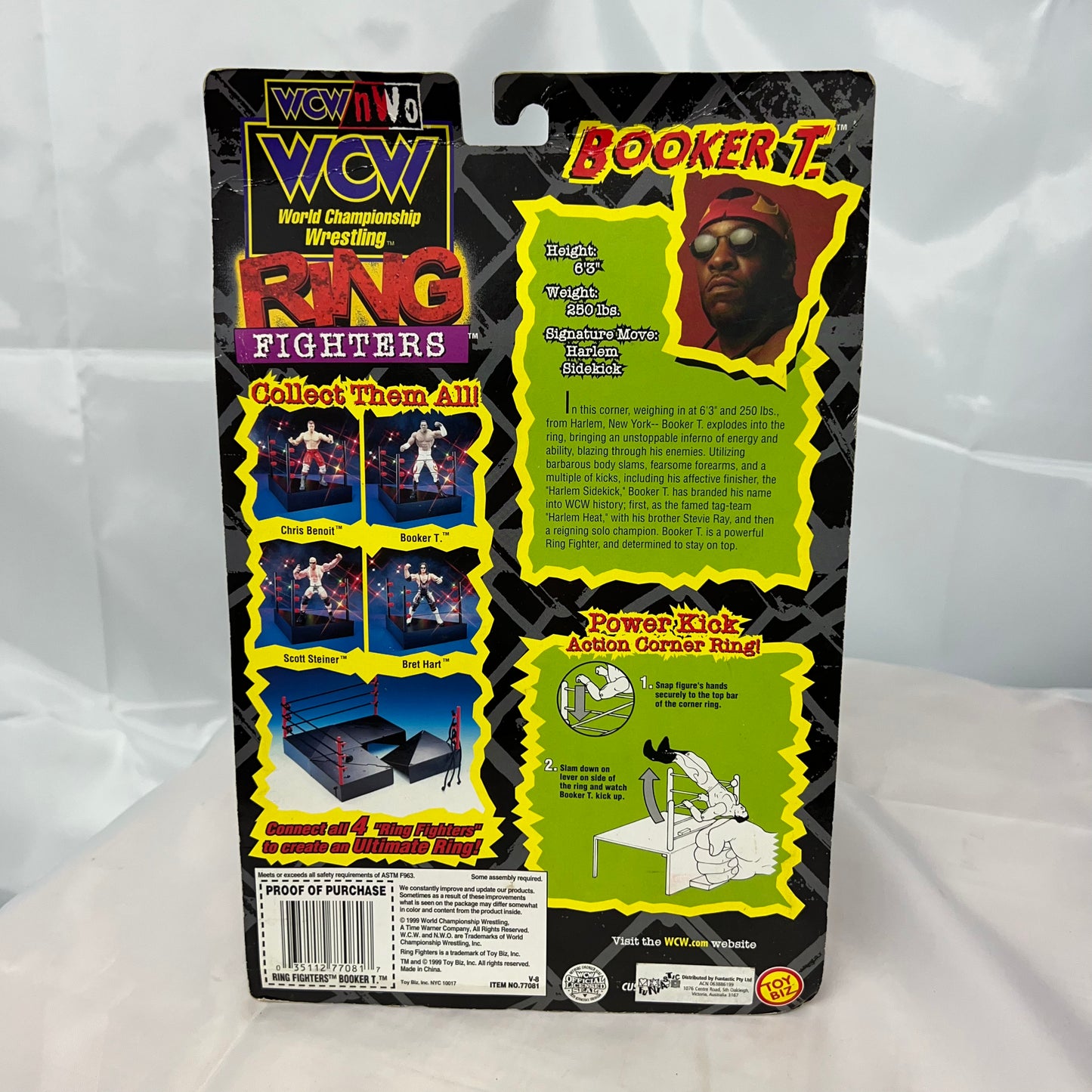 Booker T - WCW WWE Ring Fighters Action Figure