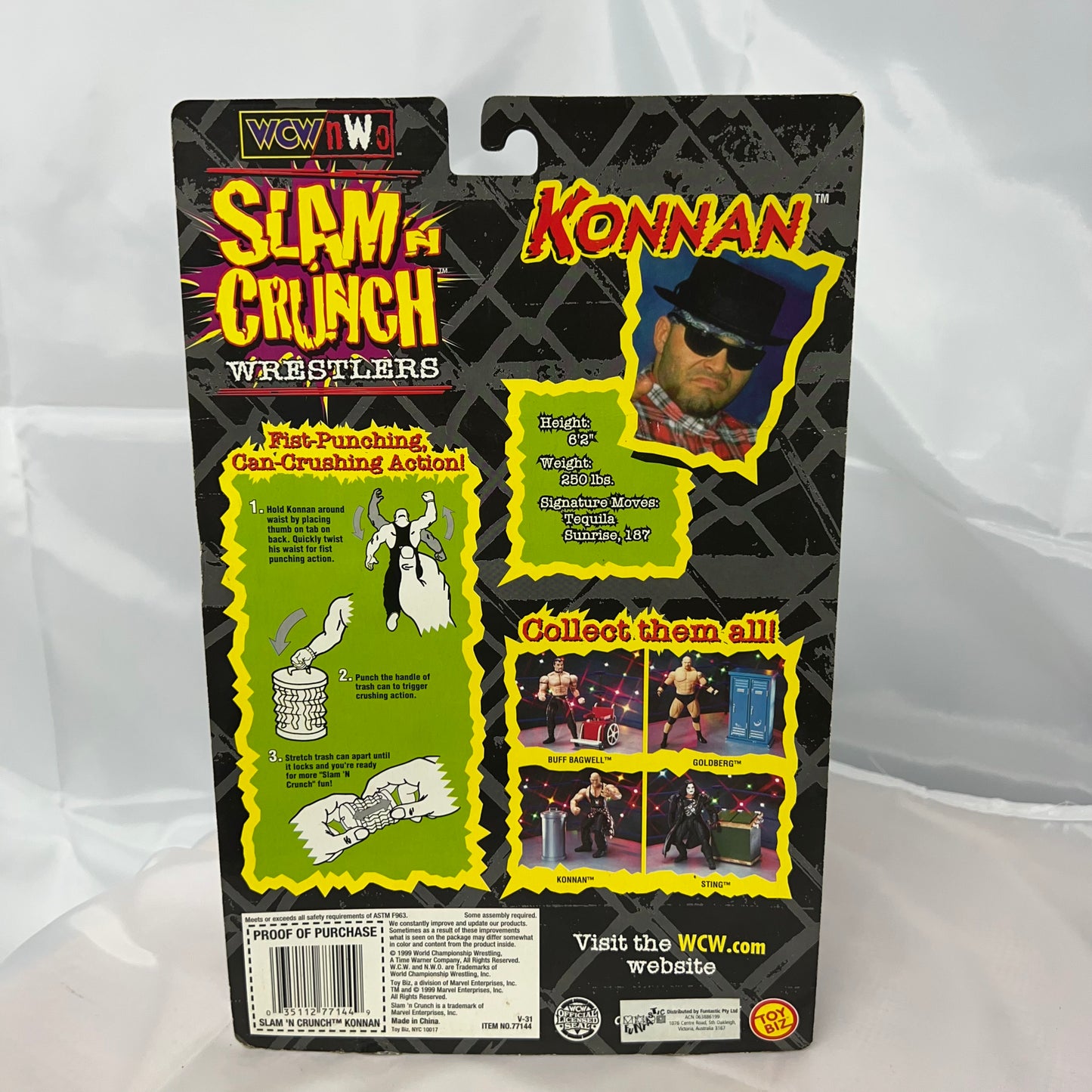 Konnan - WCW WWE Slam N Crunch Action Figure