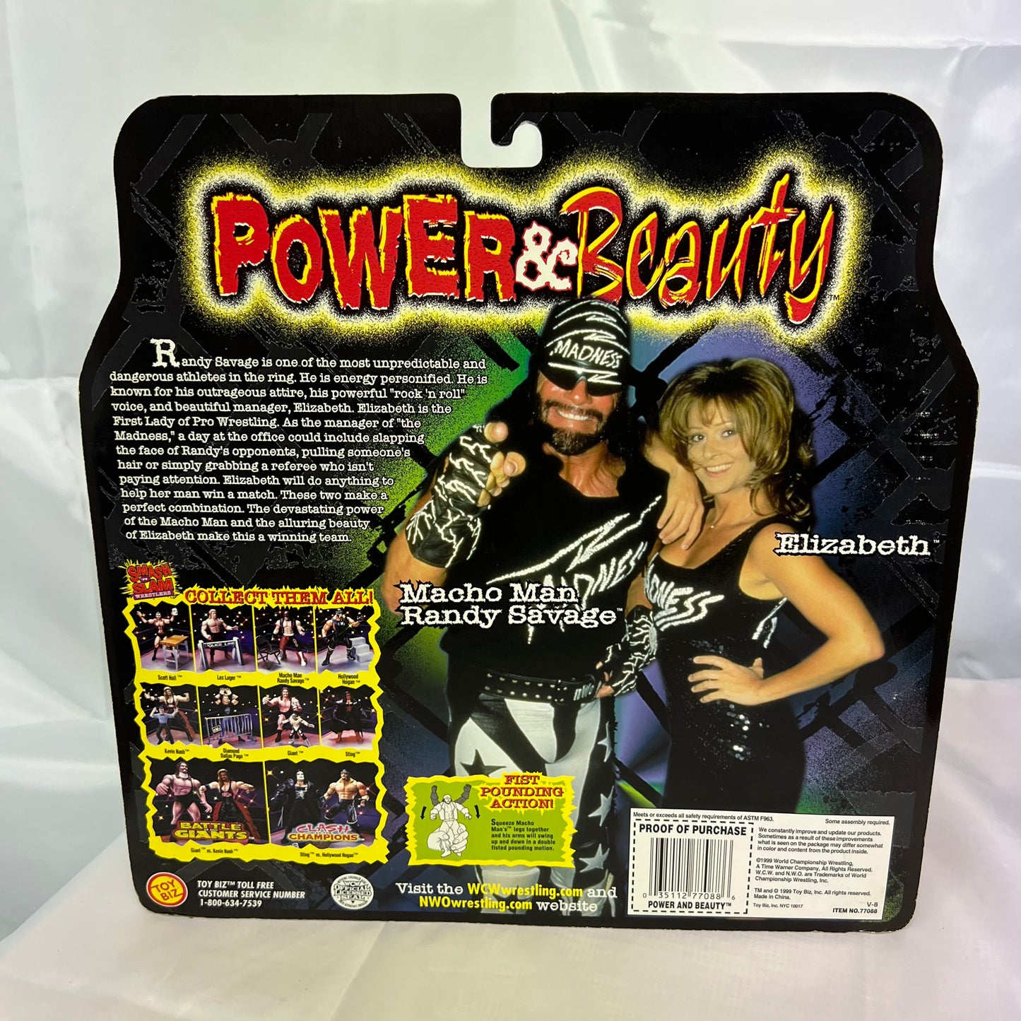 Randy Savage and Elizabeth - WCW WWE Power and Beauty 2 Pack Action Figures