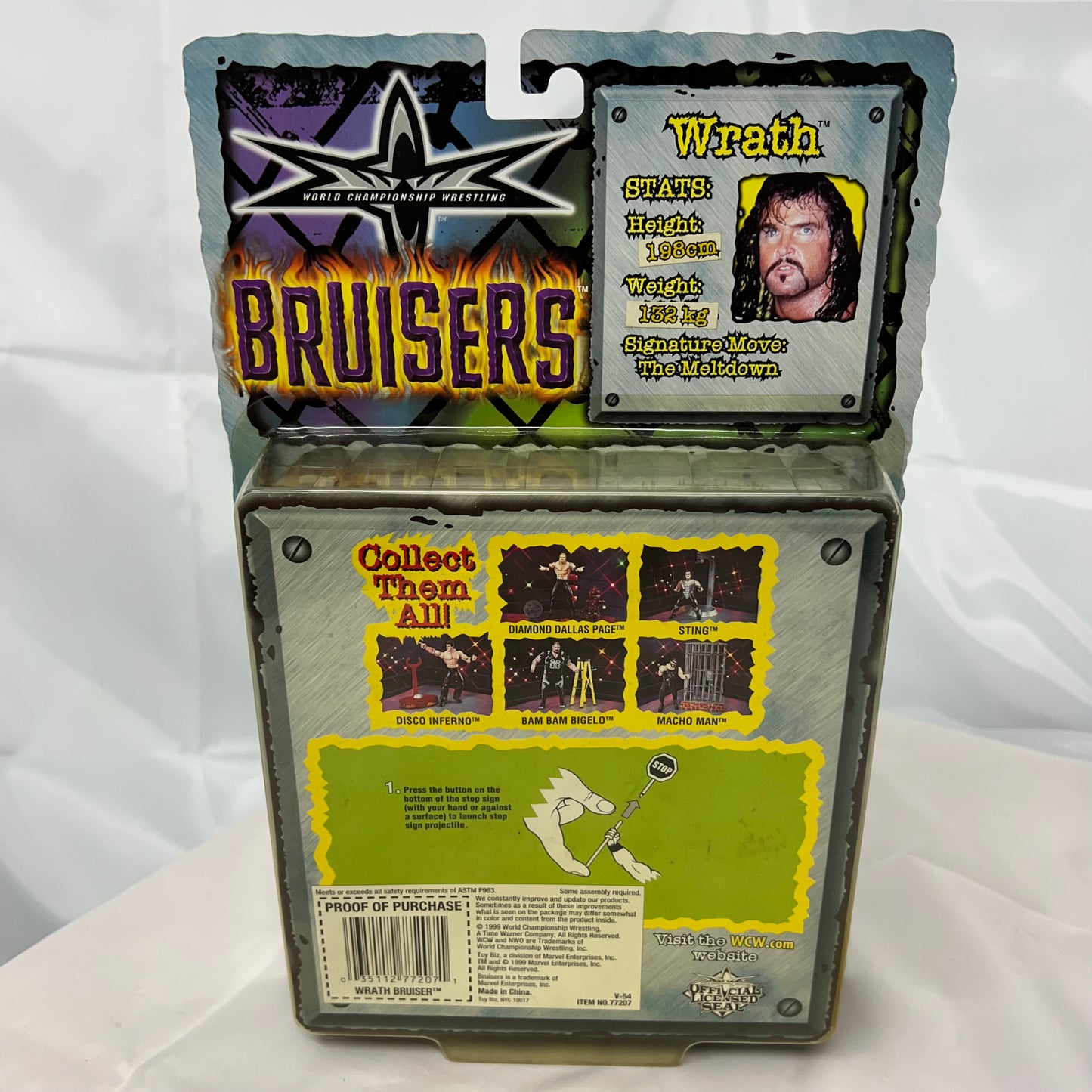 Wrath - WCW Bruisers Action Figure Toybiz WWE