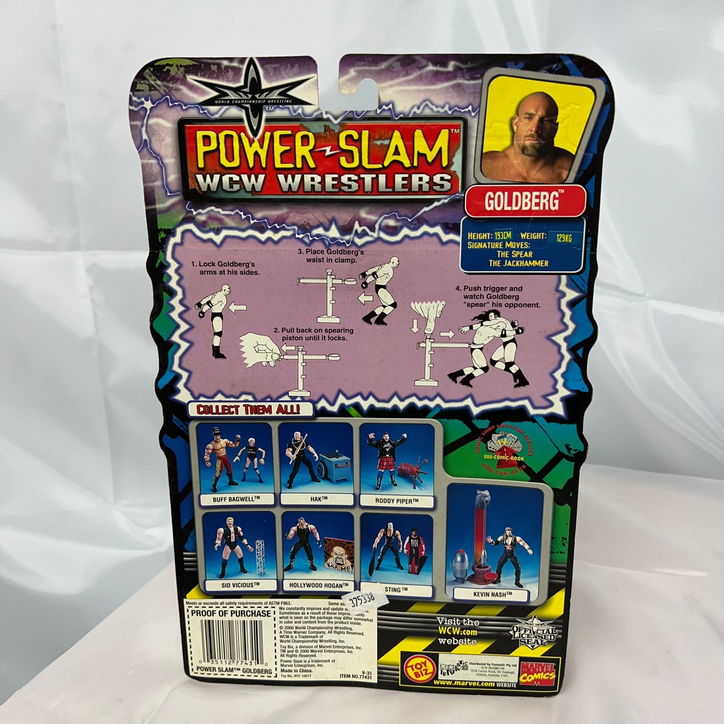 Goldberg - WCW Powerslam Action Figure WWE