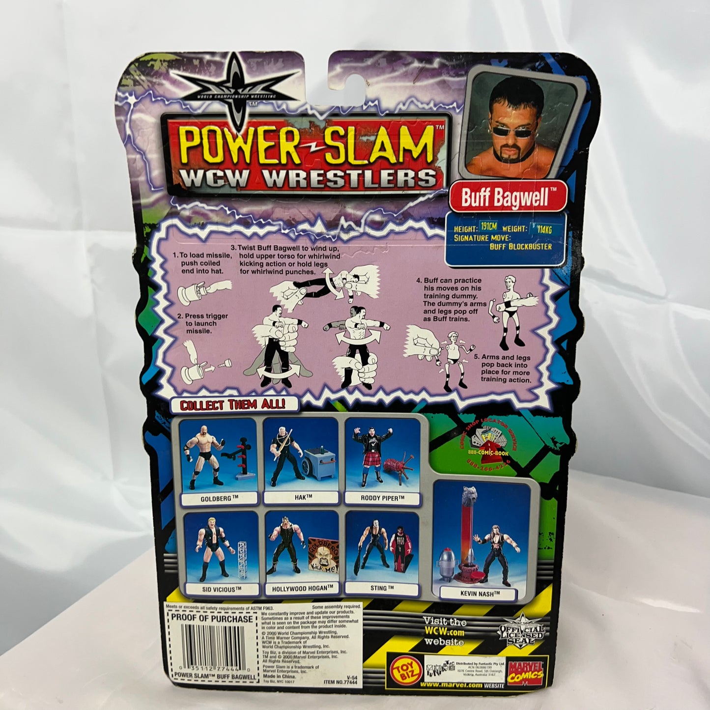 Buff Bagwell - WCW Powerslam Action Figure WWE