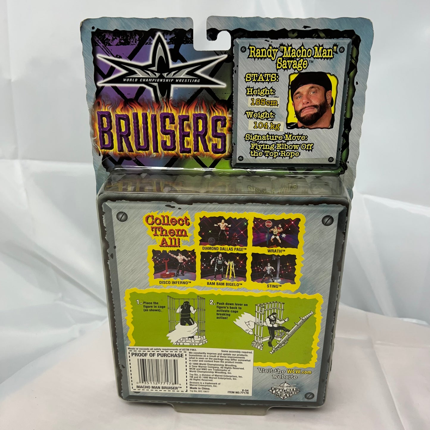 Macho Man Randy Savage - WCW Powerslam Action Figure WWE