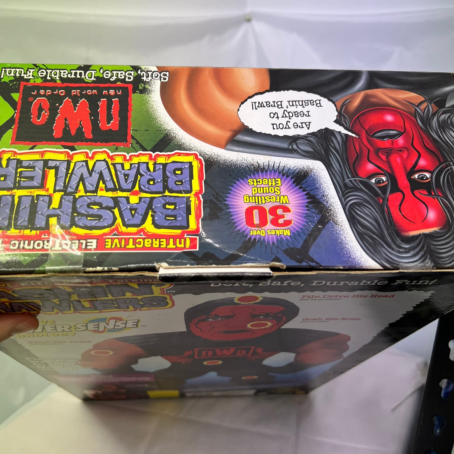 Sting NWO Wolfpac - WCW Bash N Brawler Plush WWE FACTORY SEALED Rare