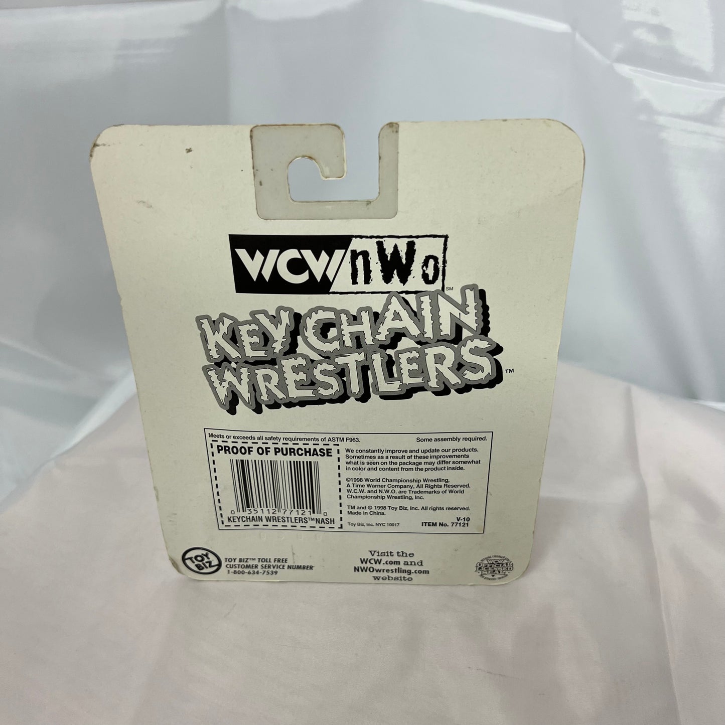 Kevin Nash - WCW Keychain Wrestlers Action Figure WWE