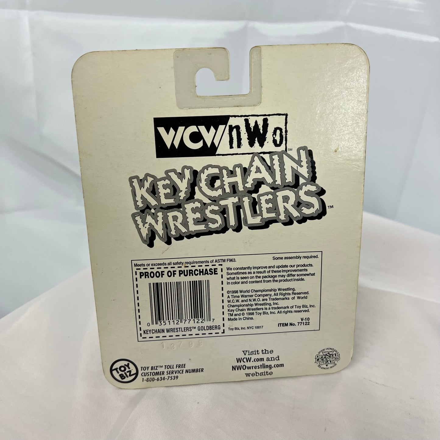 Goldberg - WCW Keychain Wrestlers Action Figure WWE 1