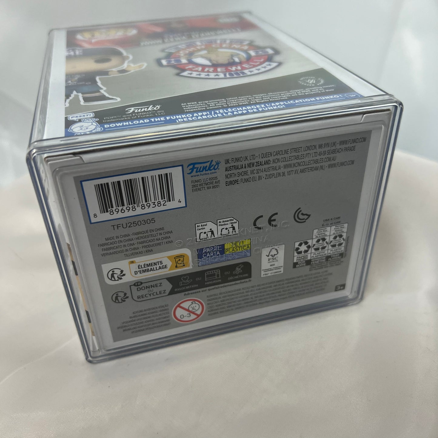 John Cena (Farewell) - WWE Funko Pop 180 Signed Autographed COA JSA