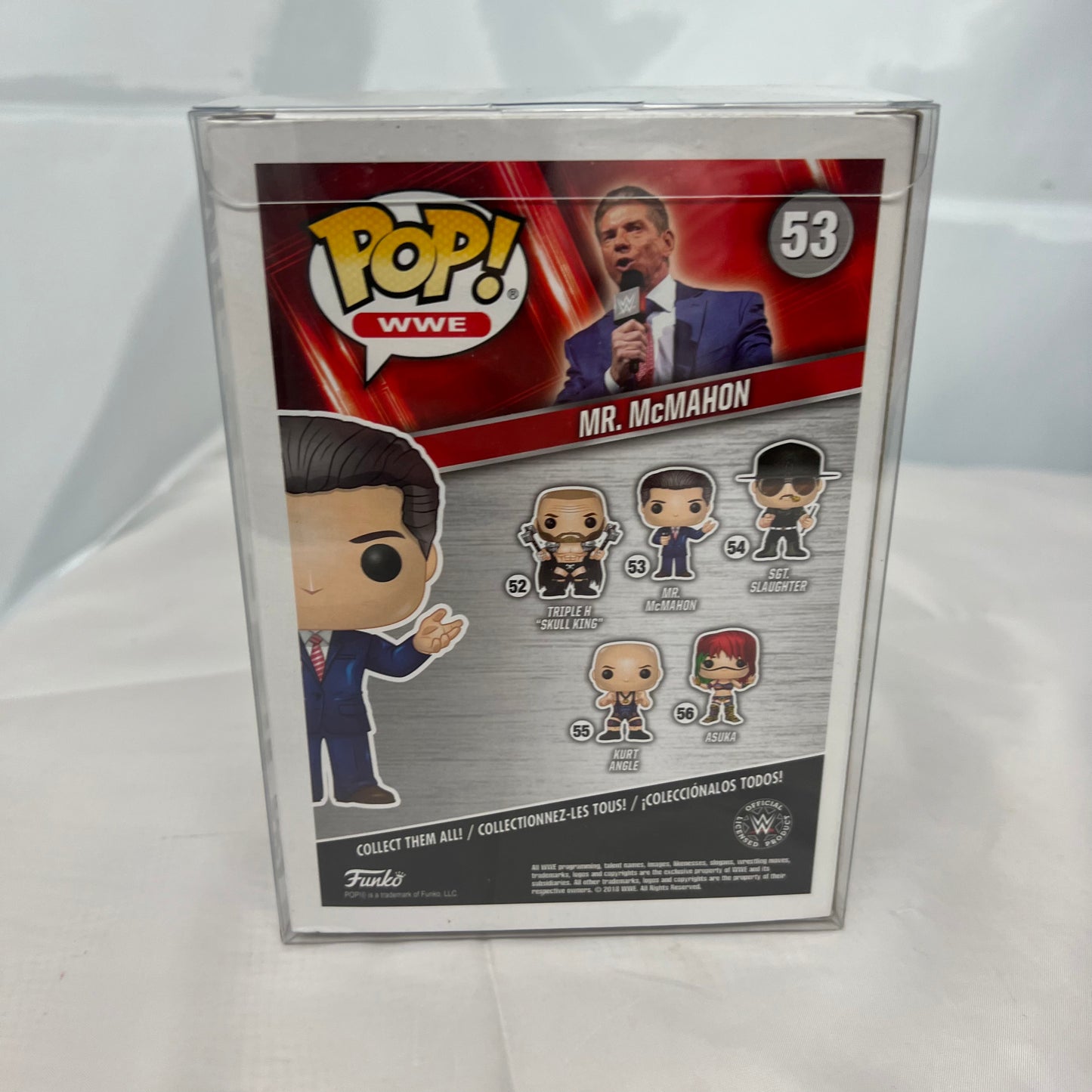 Mr Vince McMahon - WWE Pop Vinyl 53 Collectable Figure in Protector