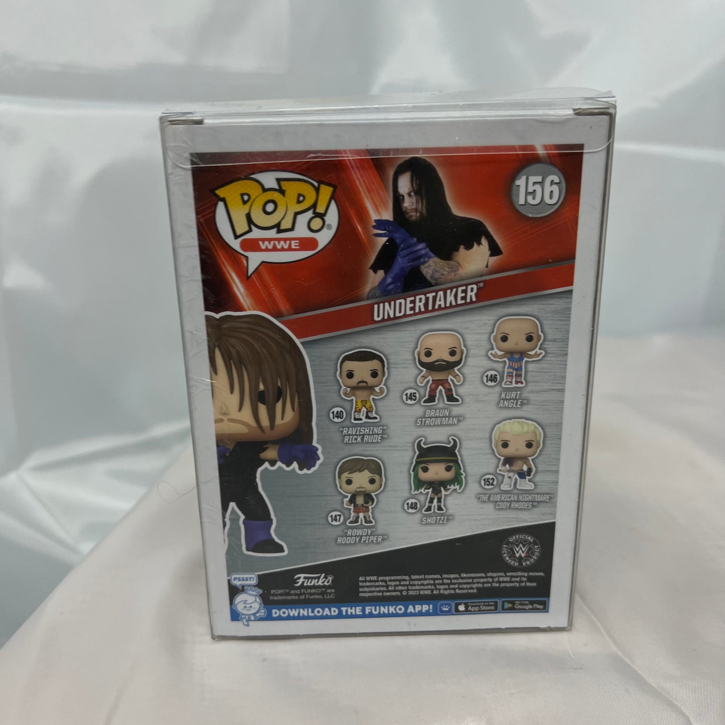 The Undertaker - WWE Pop Vinyl 156 Collectable Figure with Protector
