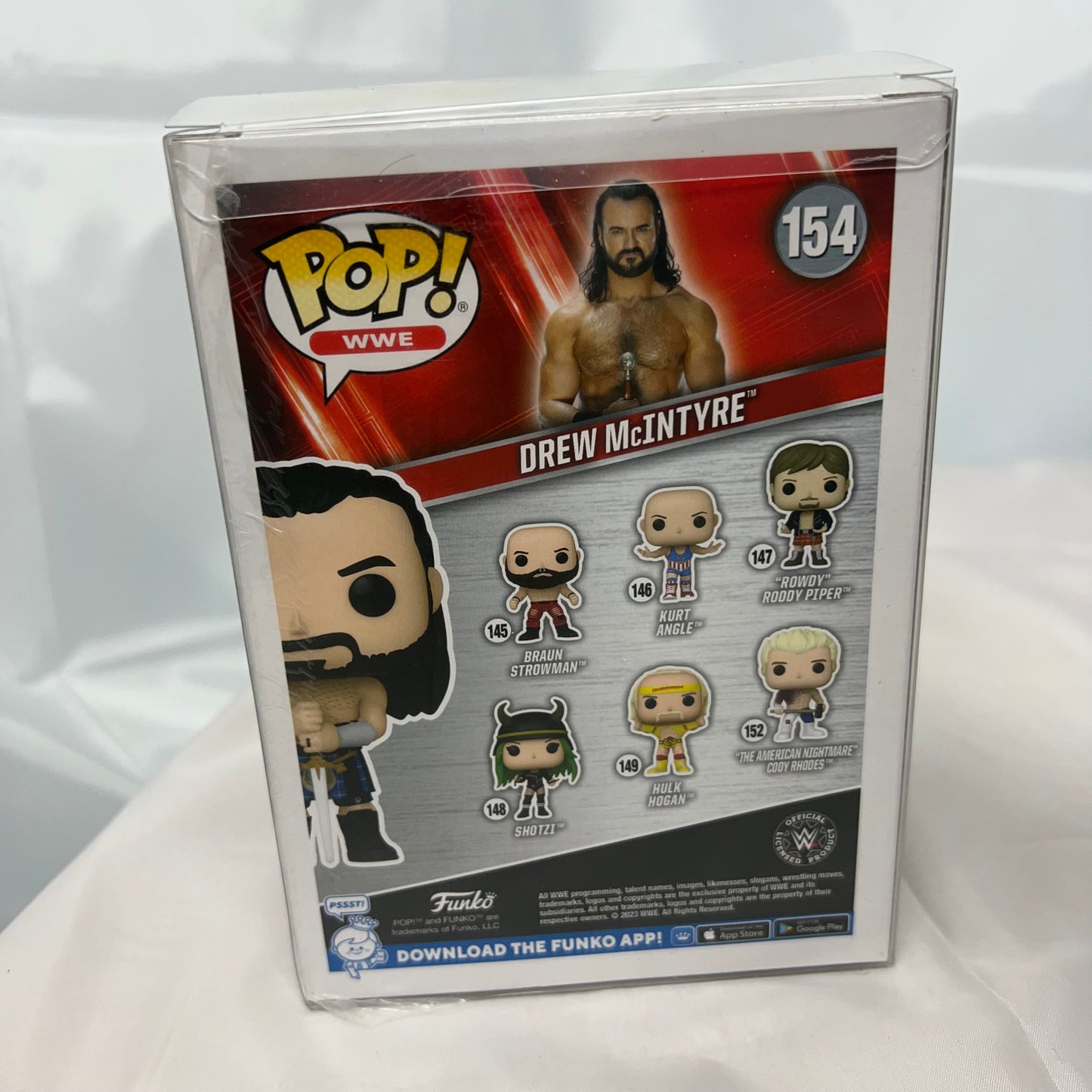 Drew McIntyre - WWE Pop Vinyl 154 Collectable Figure with Protector