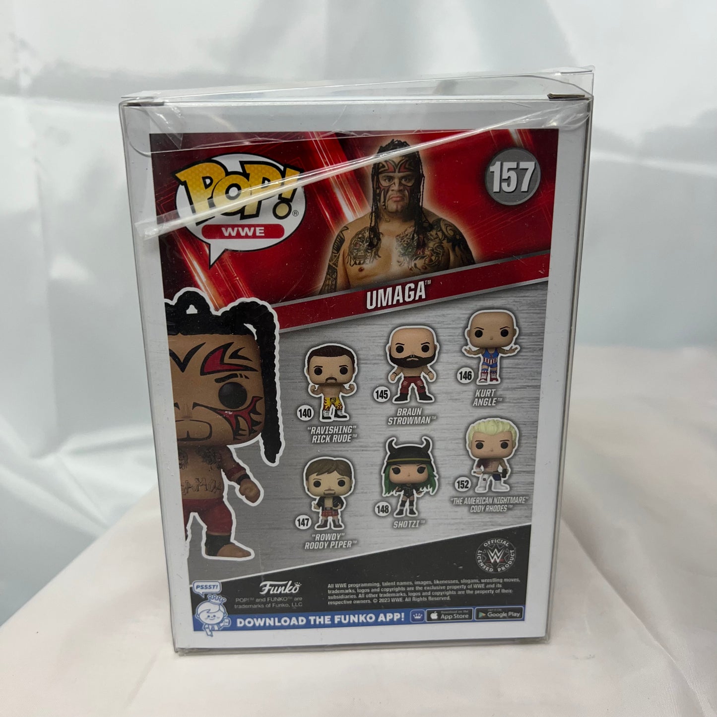 Umaga - WWE Pop Vinyl 157 Collectable Figure with Protector