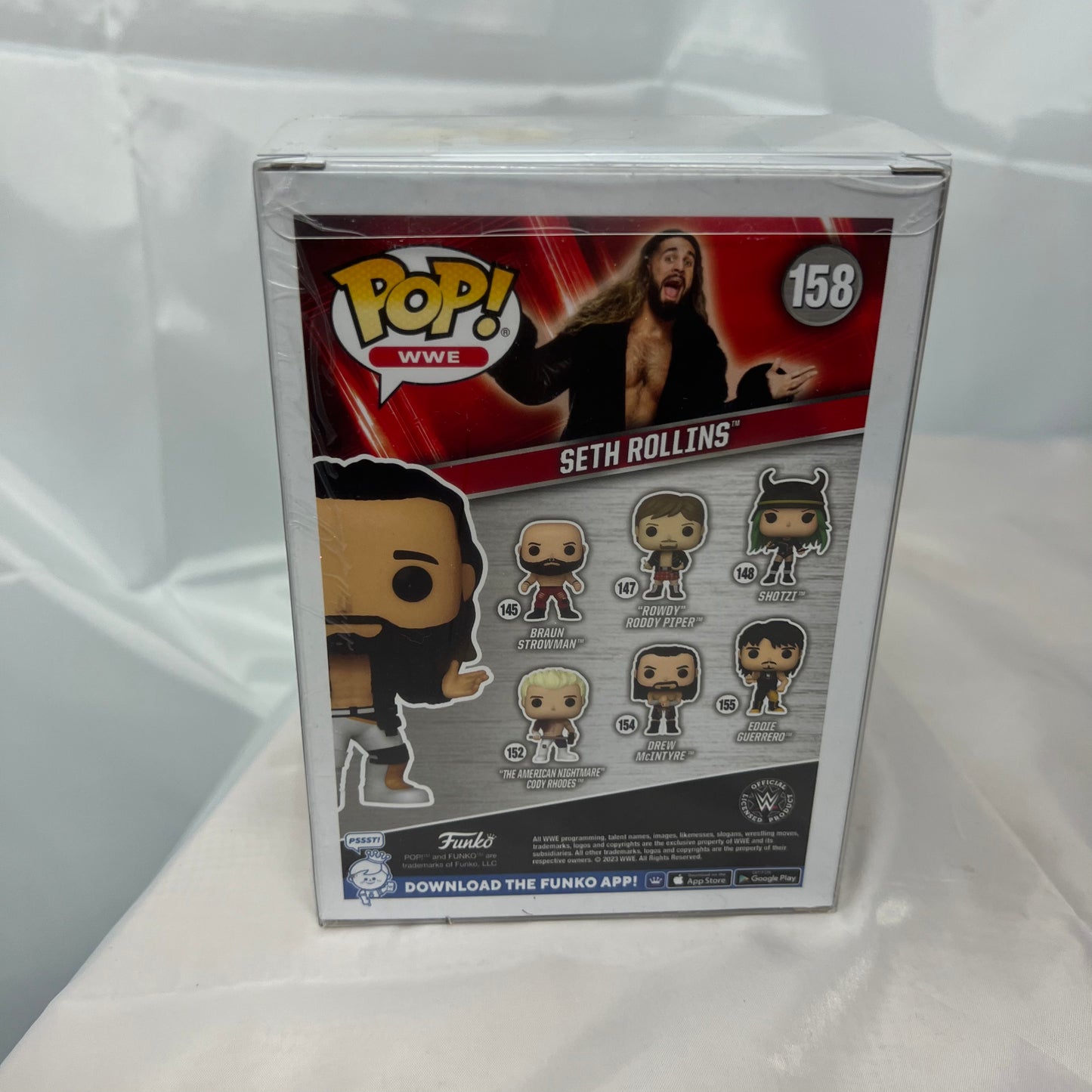 Seth Rollins - WWE Pop Vinyl 158 Collectable Figure with Protector