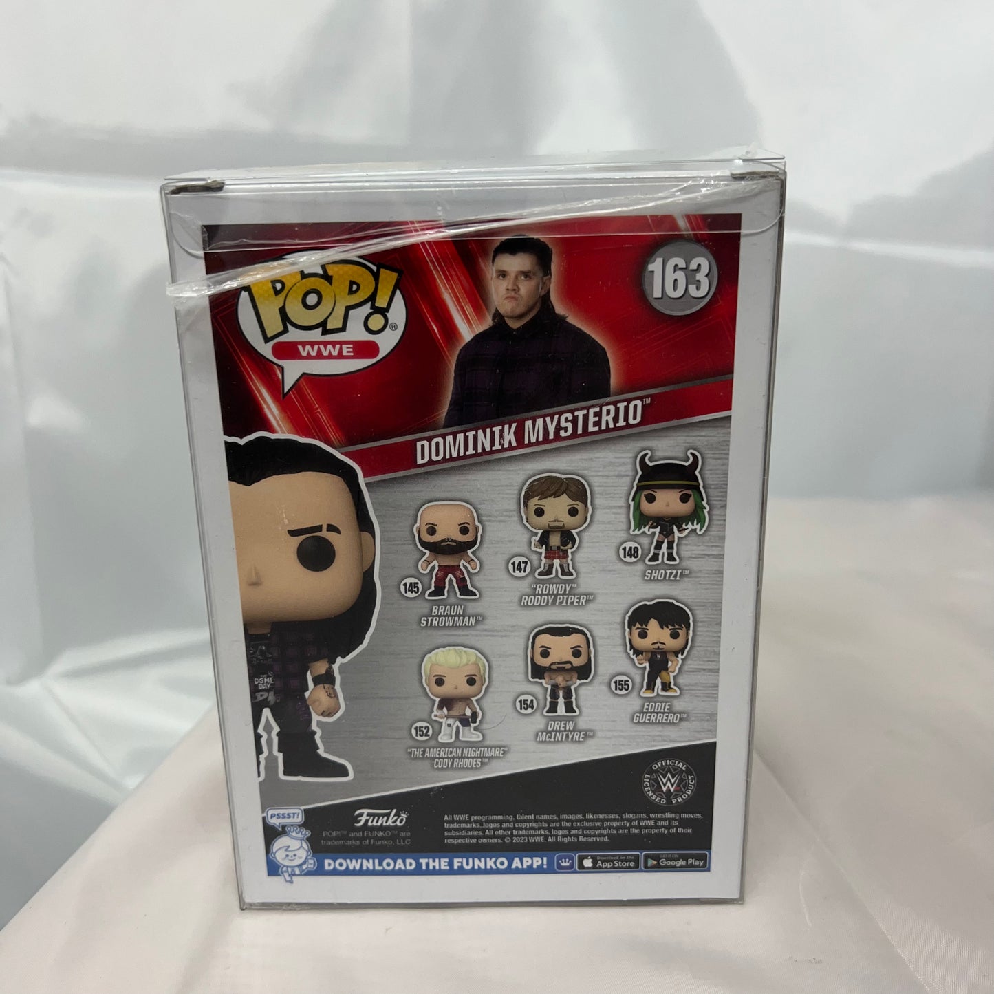 Dominik Mysterio - WWE Pop Vinyl 163 Collectable Figure with Protector