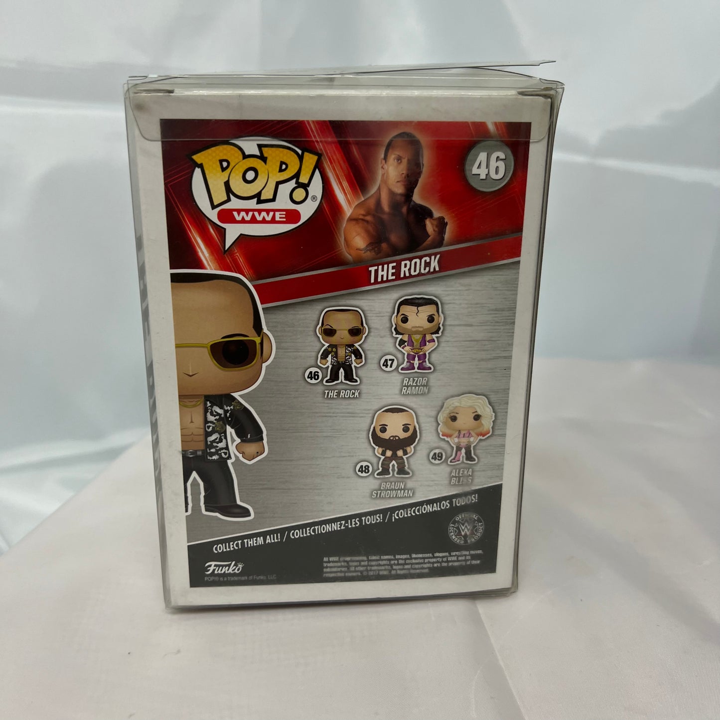 The Rock - WWE Pop Vinyl 46 Collectable Figure with Protector