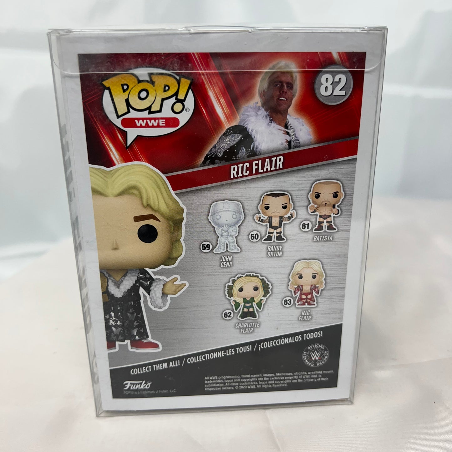 Ric Flair - WWE Pop Vinyl 82 Collectable Figure with Protector