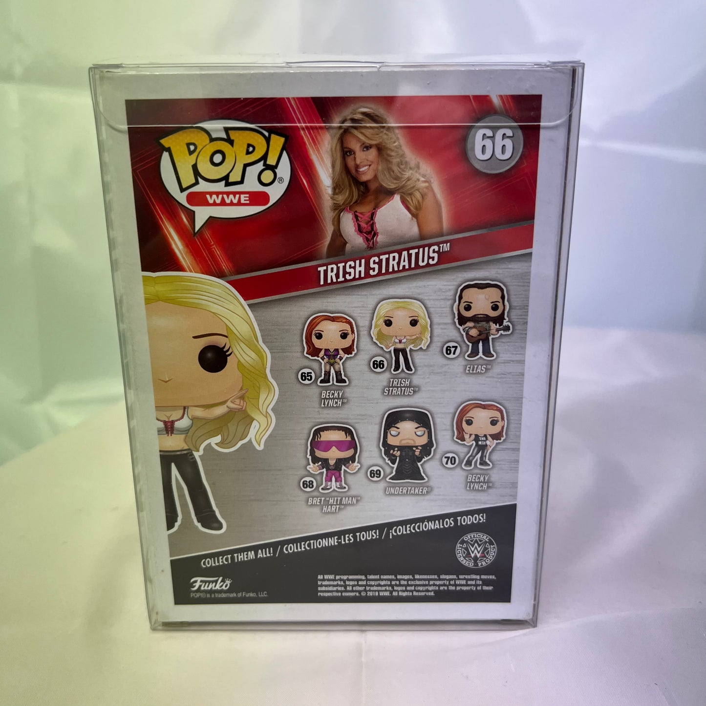 Trish Stratus - WWE Pop Vinyl 66 Collectable Figure with Protector