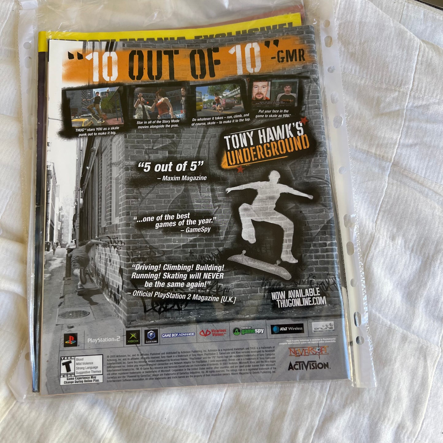 Mysterio - WWE WWF Magazine Retro Collectable Merchandise