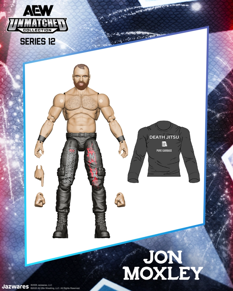 Ships in 1 - 2 Weeks Jox Moxley AEW Unmatched 12 Action Figure - Scale WWE