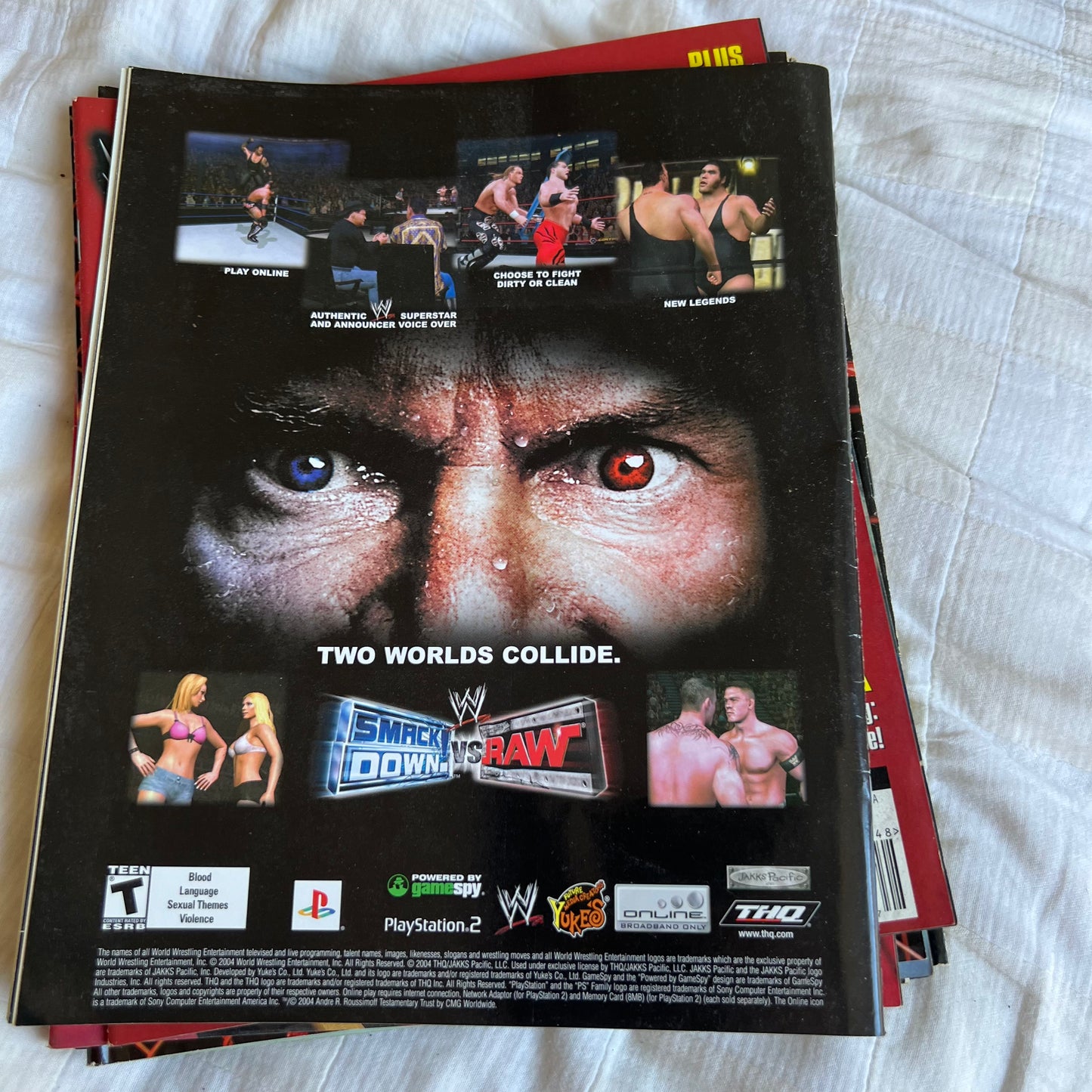 Naughty and Nice - WWE WWF Magazine Retro Collectable Merchandise