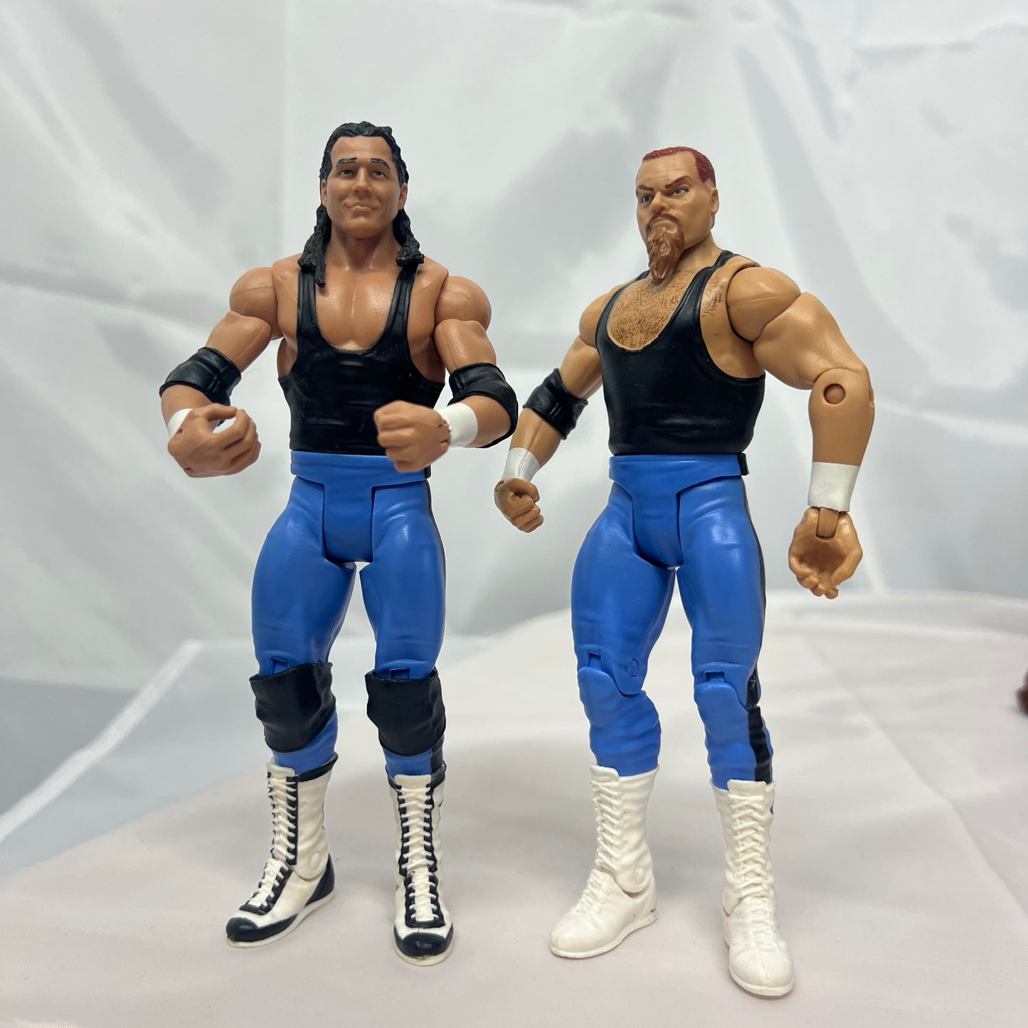 Bret Hart and Jim Hart WWE BattlePack 47 Out Of Box Action Figure Mattel 5