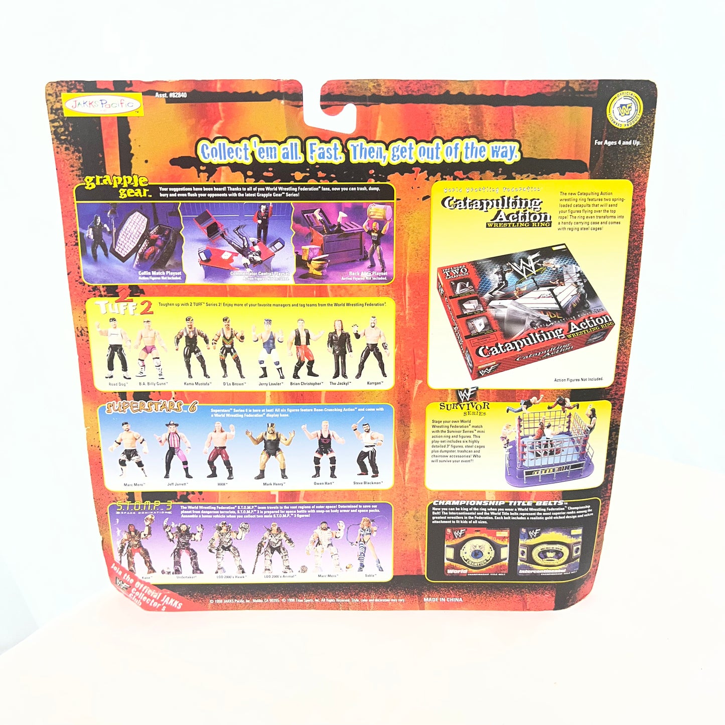 Coffin Match Playset Undertaker - WWE Grapple Gear Jakks Playset