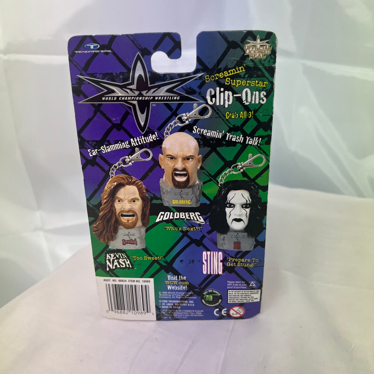 Vintage 1998 WCW NWO Big Boys Collectible Figures STING Bobble Head