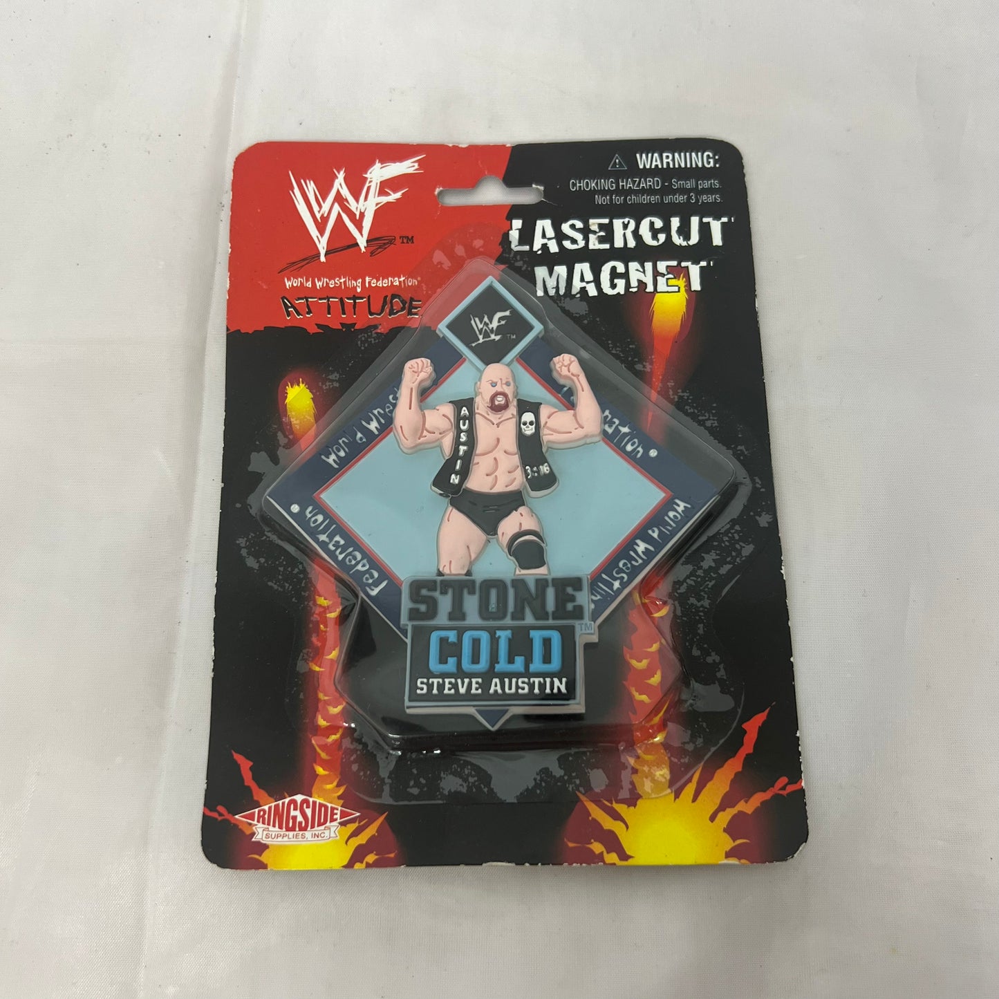 WWF Lastercut Magnet Stone Cold Steve Austin WWE Collectable