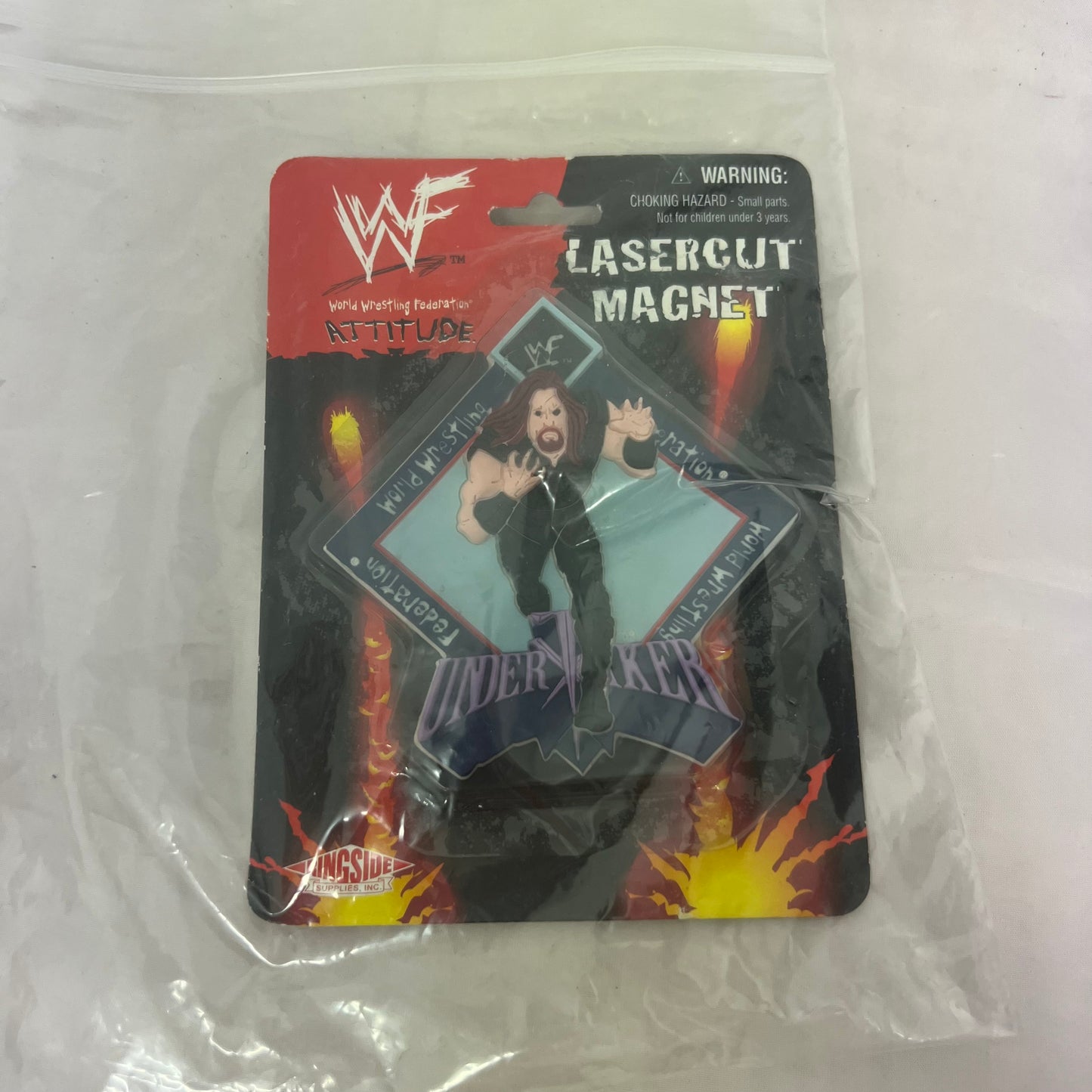 WWF Lastercut Magnet Undertaker WWE Collectable