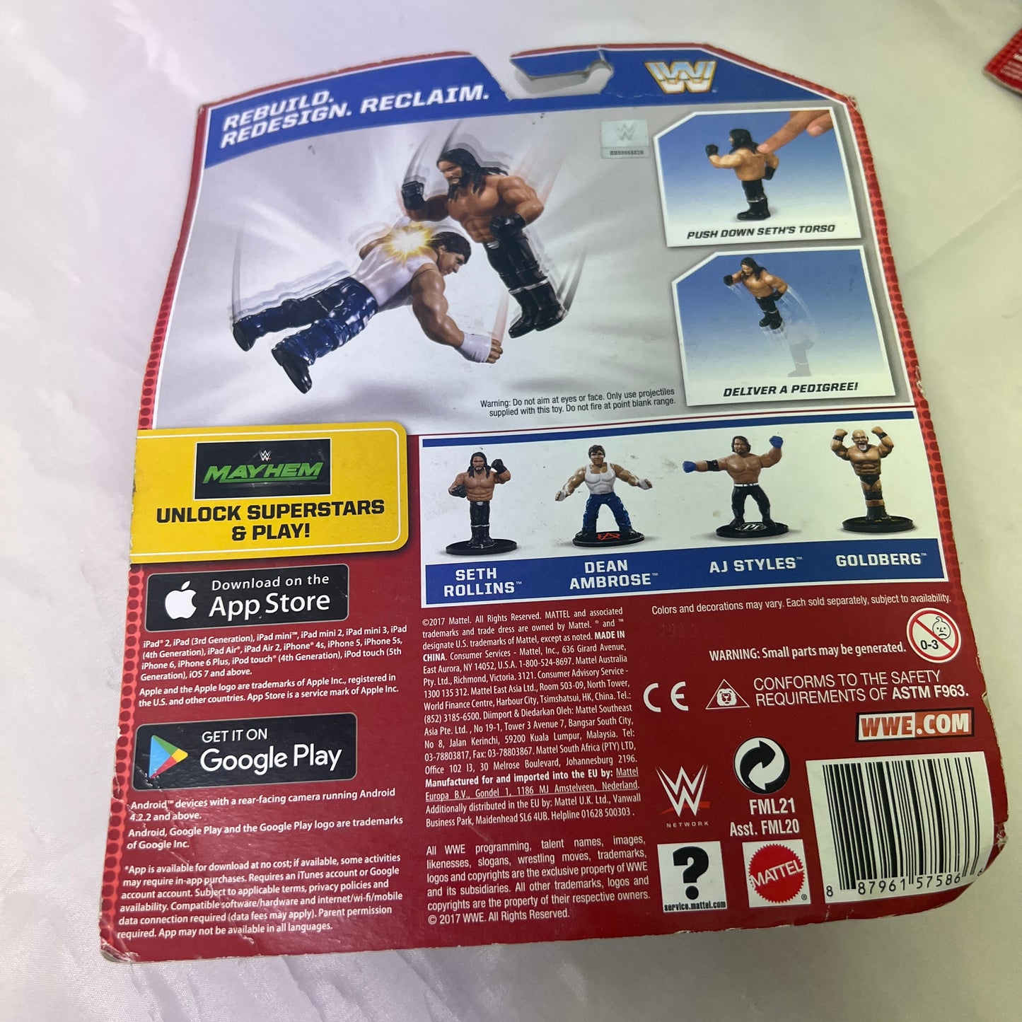 Seth Rollins WWE Retro Modern Action Figure