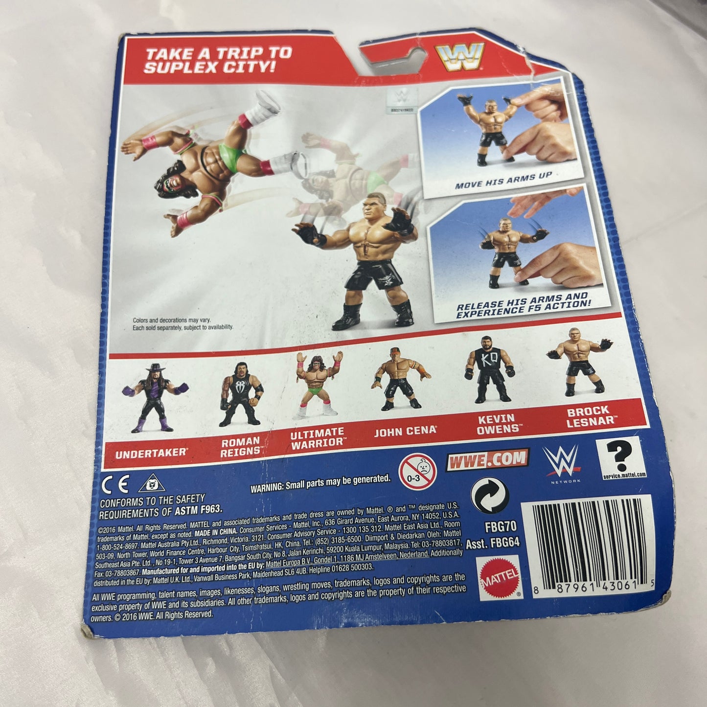 Brock Lesnar WWE Retro Modern Action Figure