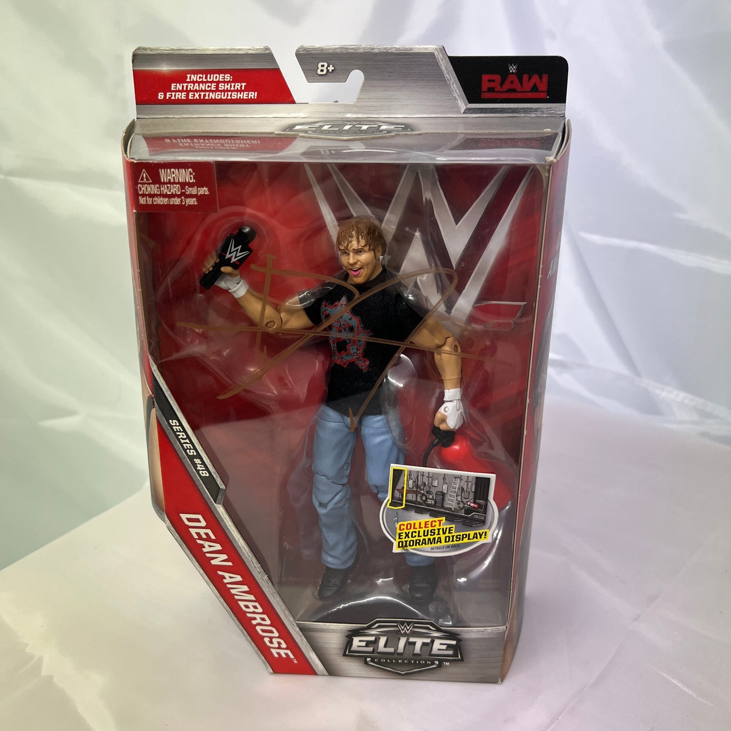 Dean Ambrose Autographed Signed WWE Elite 48 Action Figure