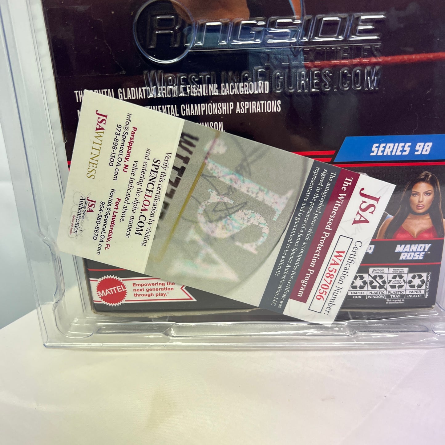 Autographed Farooq WWE Elite 98 Signed Action Figure w COA