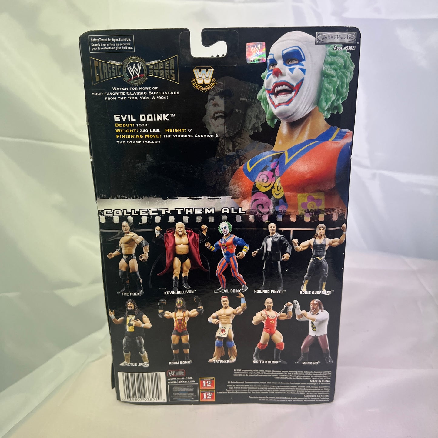 Doink The Clown WWE Classic Superstars Action Figure Jakks Series 19