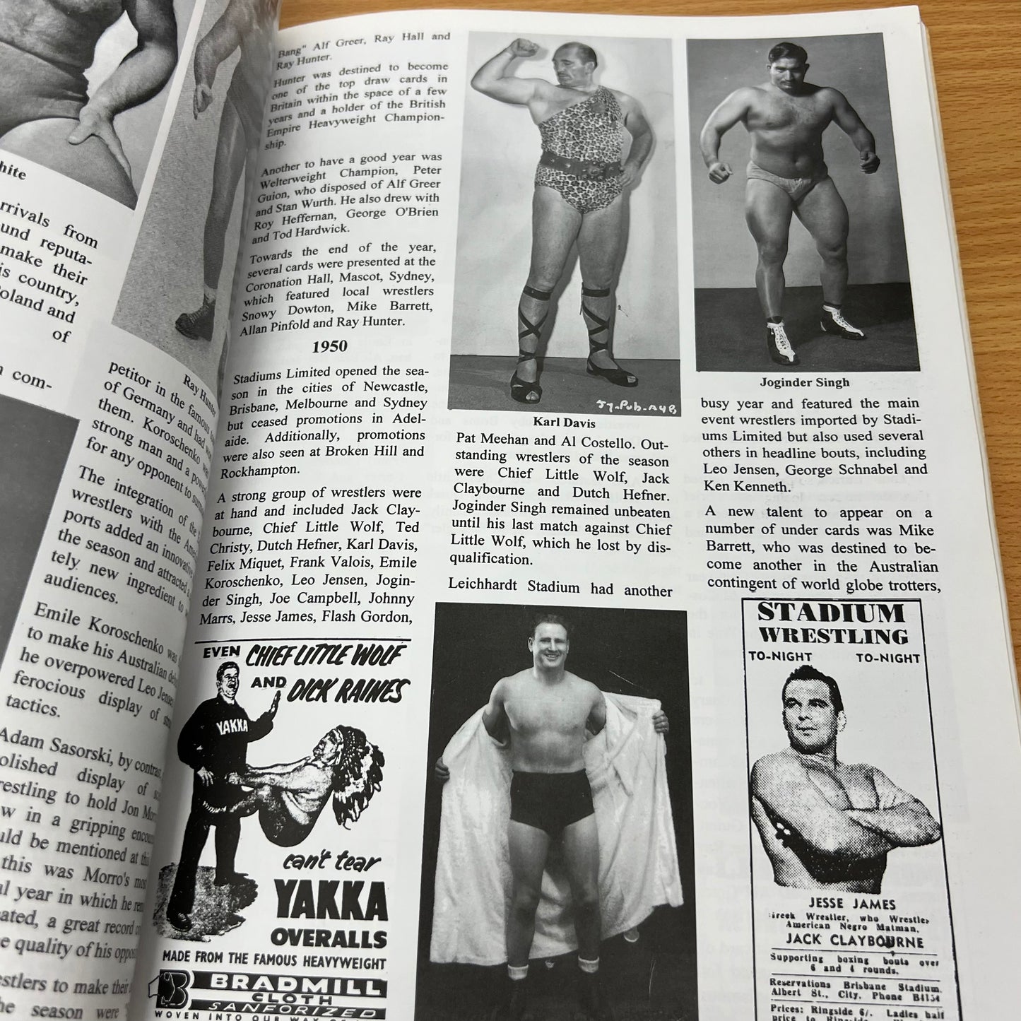 100 Years of Australian Professional Wrestling by Tom Gannon - Book