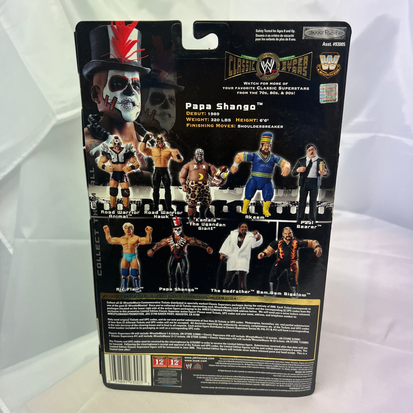 Papa Shango WWE Classic Superstars Action Figure Jakks Series 9