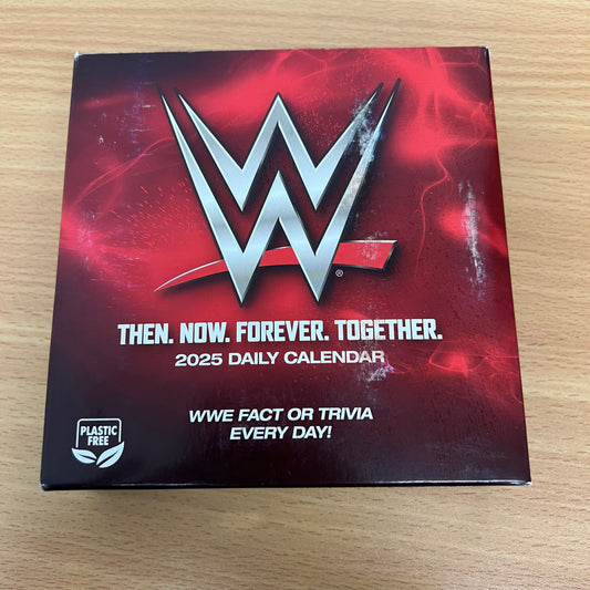 2025 WWE Page-A-Day Calendar Trivia Merchandise