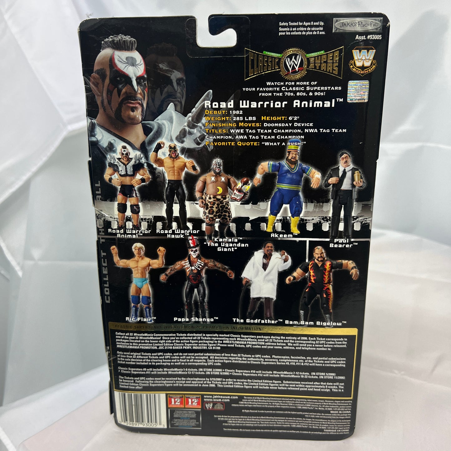 Animal WWE Classic Superstars Action Figure Jakks Series 9
