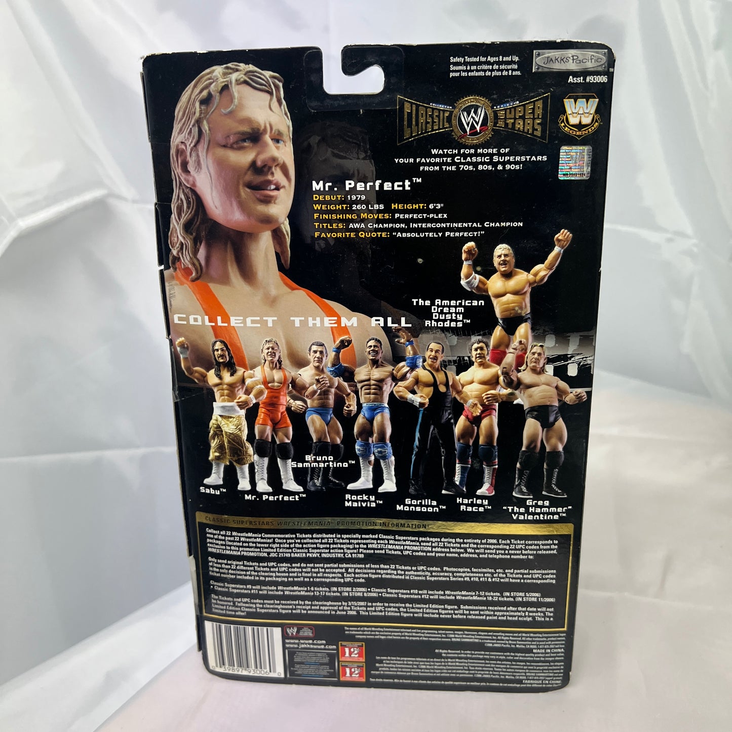 Mr Perfect WWE Classic Superstars Action Figure Jakks Series 10
